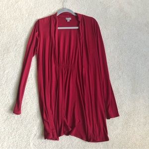 J-Jill Red Cardigan